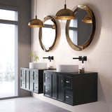 Anvil Matte Stone Round Composite Vessel Bathroom Sink/Basin with Deep Bowl, White Z4A8 - product image 4