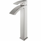 Duris Vessel Single Handle Vessel Sink Bathroom Faucet with Deck Plate, Brushed Nickel S2Y1 - product image 1