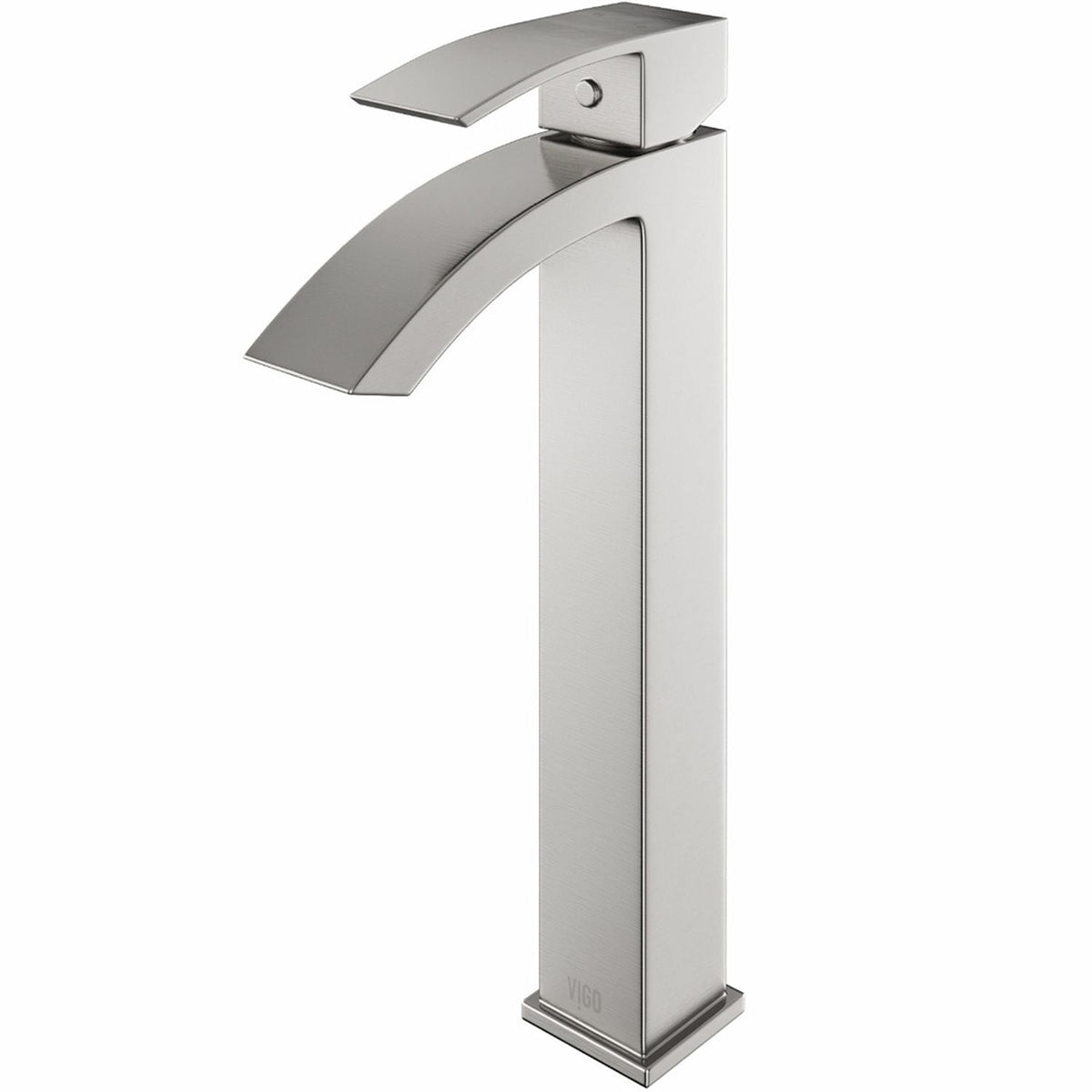 Duris Vessel Single Handle Vessel Sink Bathroom Faucet with Deck Plate, Brushed Nickel S2Y1 - product image 2
