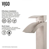 Duris Vessel Single Handle Vessel Sink Bathroom Faucet with Deck Plate, Brushed Nickel S2Y1 - product image 7