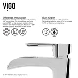 Magnolia MatteStone White Bathroom Sink/Basin Set with Niko Faucet and Rectangular Composite Vessel C3V2 - product image 4