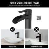 Niko Single Handle Single Hole Bathroom Sink Faucet, Matte Black I8D4 - product image 7