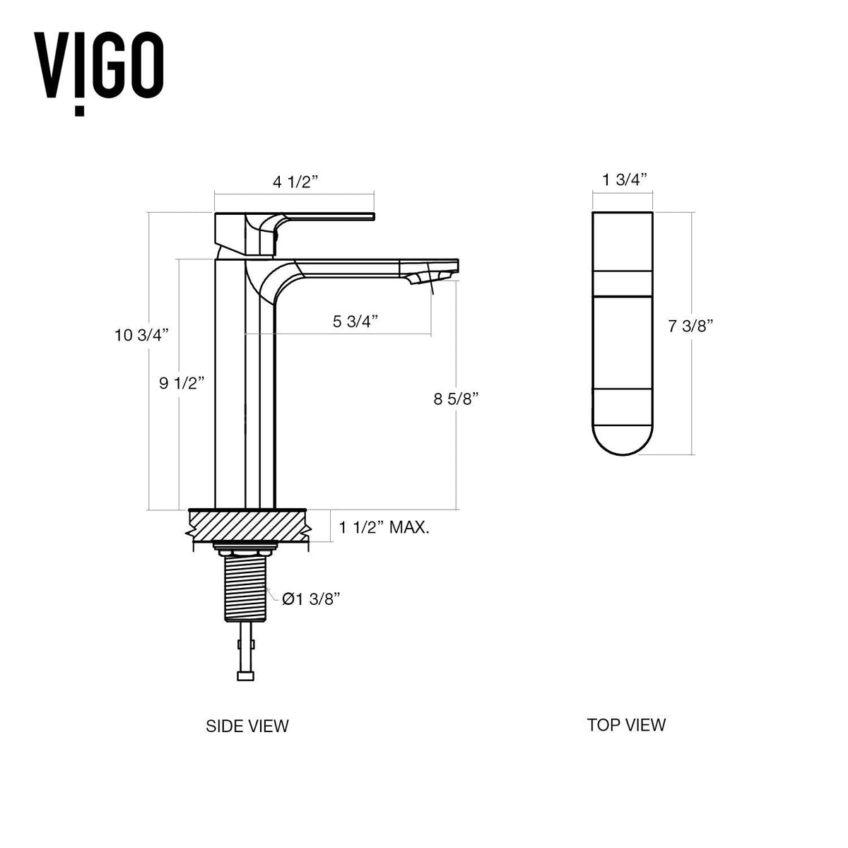 Norfolk Single Handle Vessel Single Hole Bathroom Sink Faucet, WaterSense Certified, Chrome I9G8 - product image 3