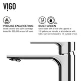 Norfolk Single Handle Vessel Single Hole Bathroom Sink Faucet, WaterSense Certified, Chrome H9D9 - product image 5
