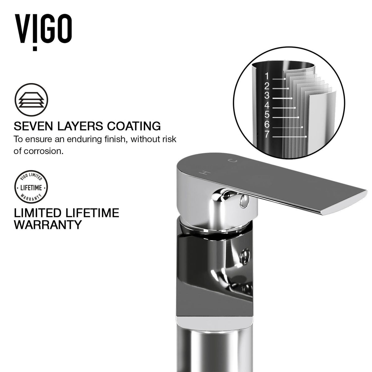 Norfolk Single Handle Vessel Single Hole Bathroom Sink Faucet, WaterSense Certified, Chrome H9D9 - product image 6