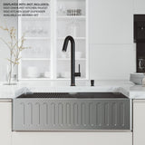 Oxford Single Farmhouse Kitchen Sink, 36-in x 21-in J2L8 - product image 8