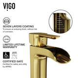 Palermo Gothic ConcretoStone Ash Grey Bathroom Sink/Basin Set with Niko Faucet and Round Vessel I6B3 - product image 4