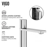 Starr Glass MatteStone White Bathroom Sink/Basin Set with Gotham Faucet and Rectangular Composite Vessel W0W8 - product image 4