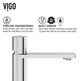 Starr Glass MatteStone White Bathroom Sink/Basin Set with Gotham Faucet and Rectangular Composite Vessel W0W8 - product image 6