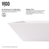 Vinca Matte Stone Vessel Bathroom Sink/Basin with Deep Bowl, White G1N1 - product image 4