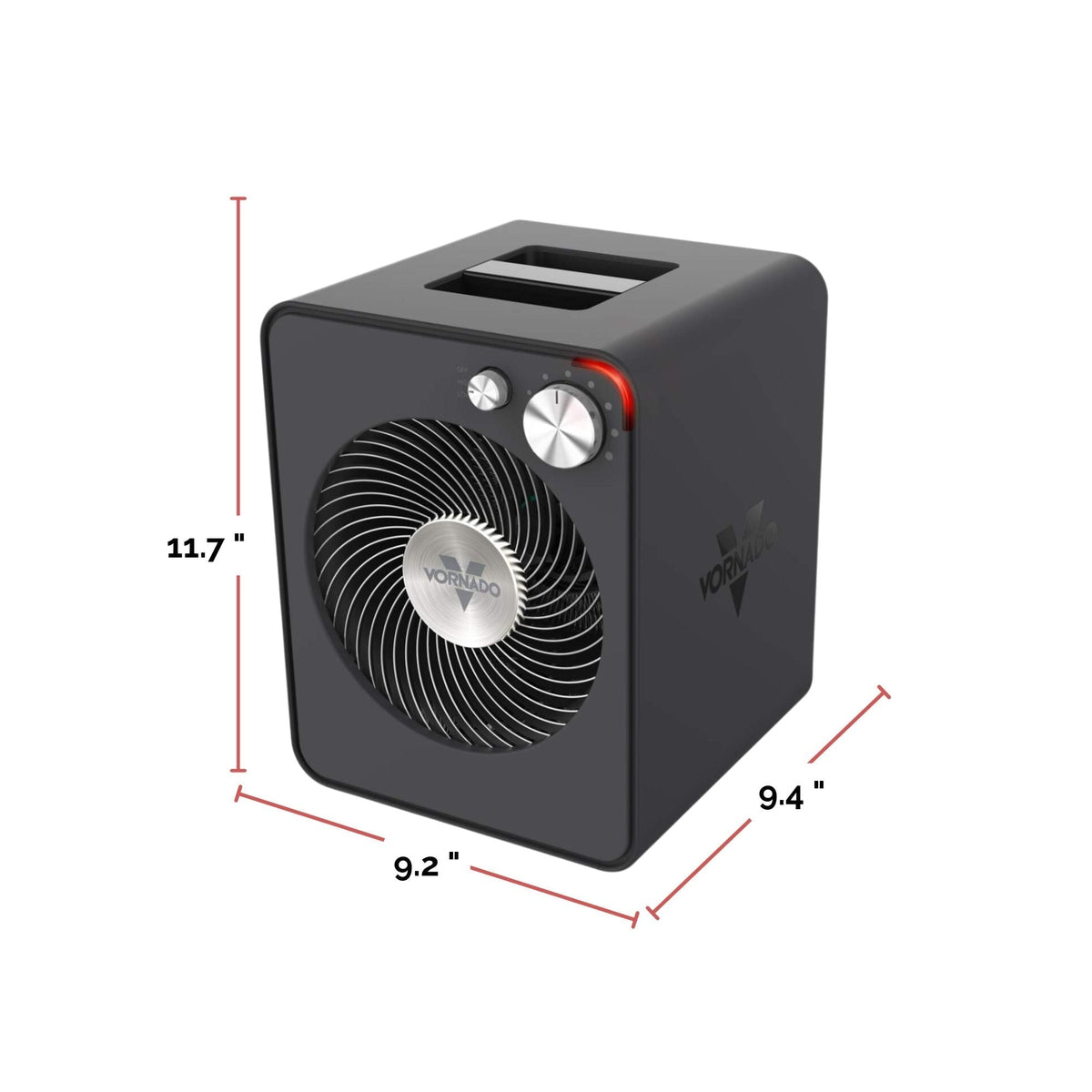 VMHi300 Whole Room Metal Heater with Adjustable Thermostat, Storm Grey A9V4 - product image 4