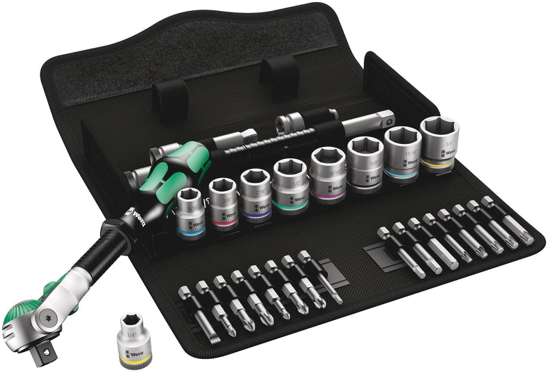 3/8-in Drive Socket Set, SAE, 29-pc W1B6