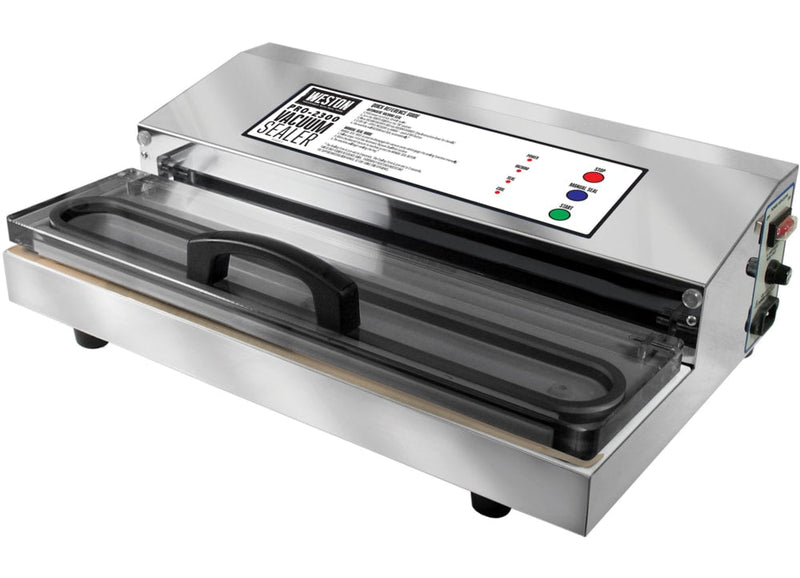 Pro-2300 Stainless Steel Commercial Grade Double Piston Pump Vacuum Sealer, Silver D3T7
