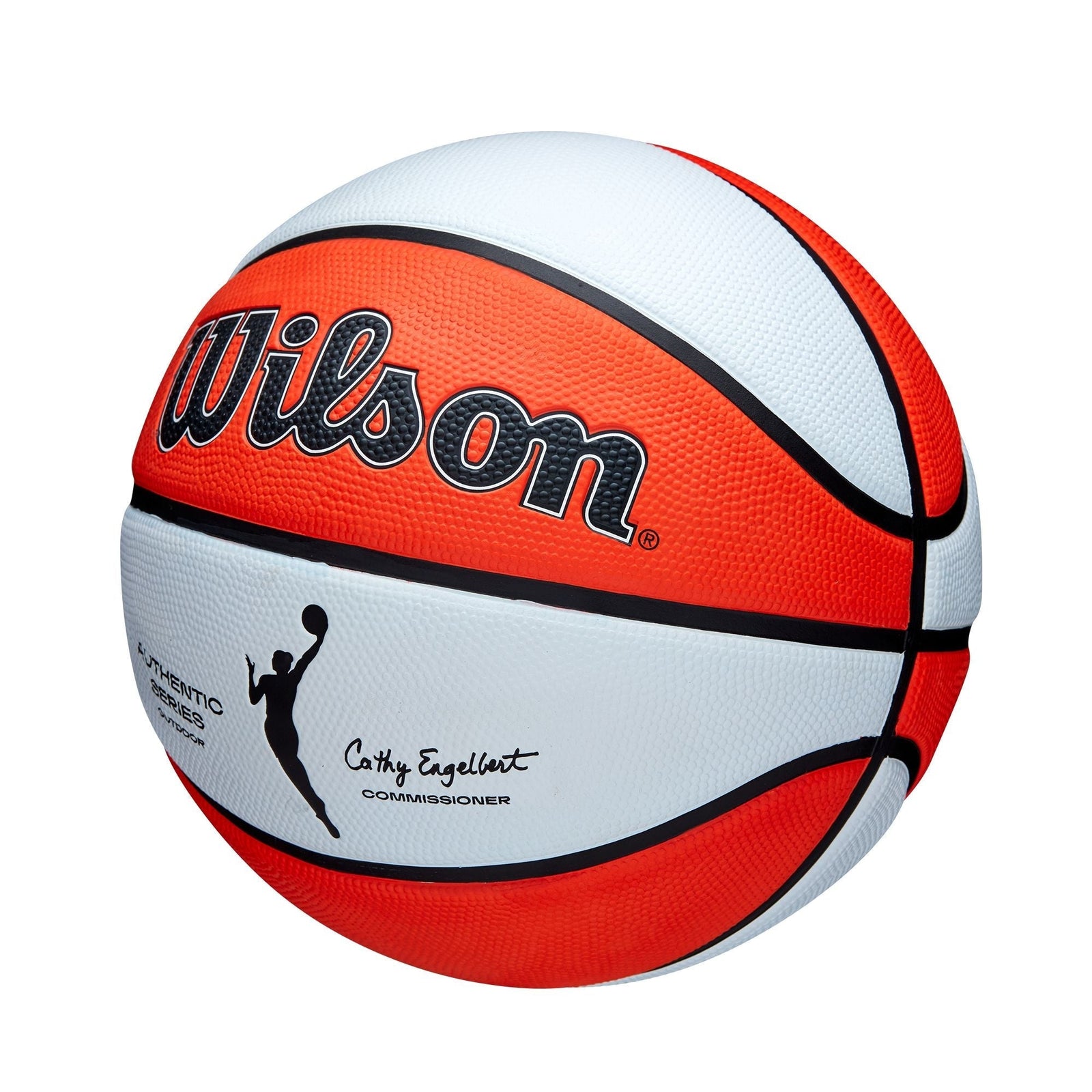 Basketball, Size 6 (28.5-in), Orange/White Q3M7 - product image 3