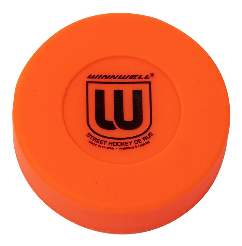 Street Hockey Medium Puck, Orange, 75mm, 50g X3U6