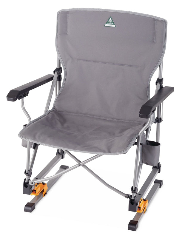 Bonavista Folding Camp Rocker Chair, Grey X3D1