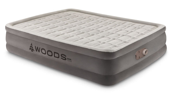 Tritech Double-High Queen Air Mattress with Built-In 120V Pump E1T4