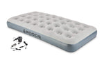 Twin Single-High Inflatable Air Mattress/Airbed, 2-in-1 Pump For AC/Car Outlet, Beige Z4L9 - product image 1