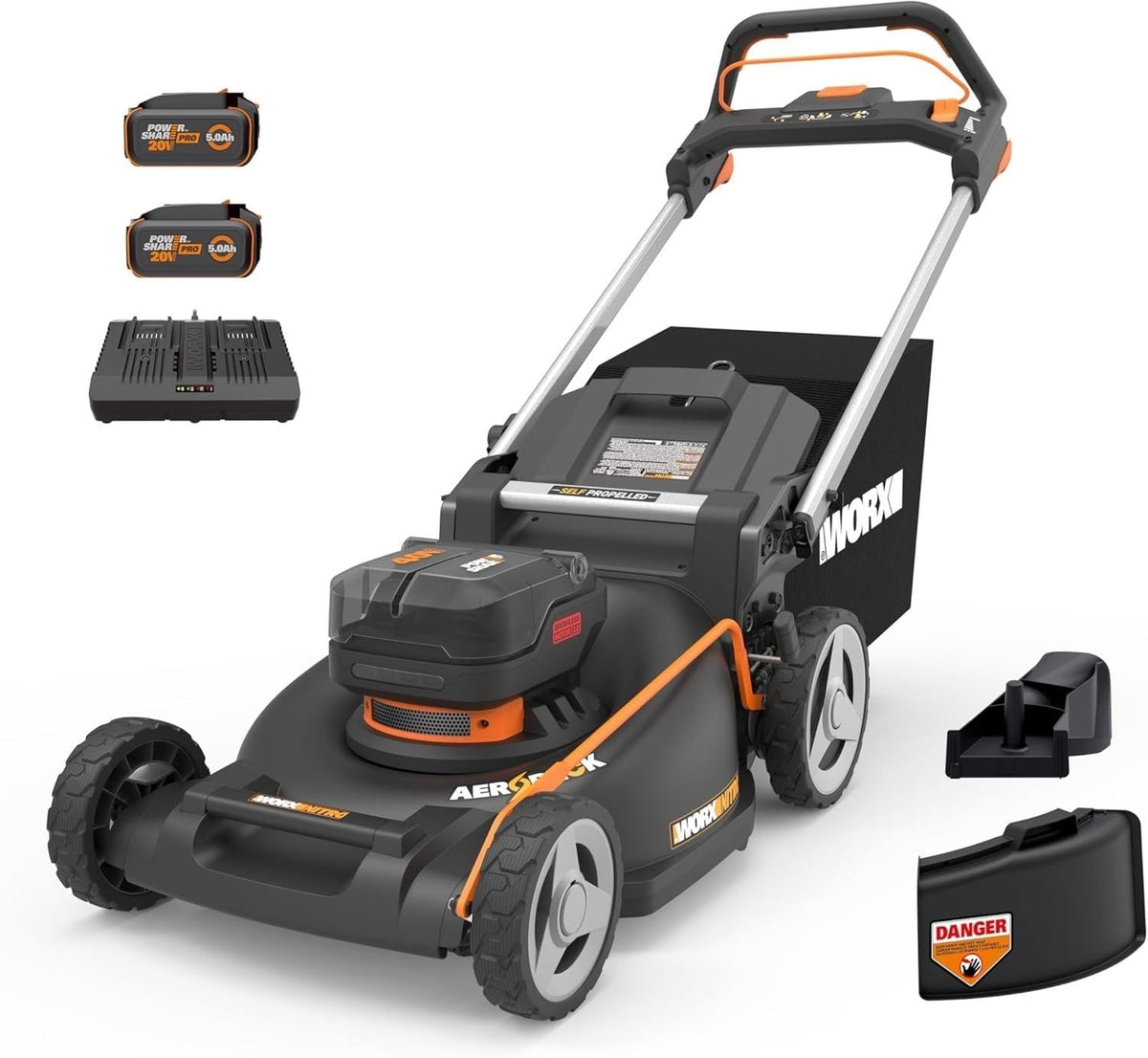 40V Nitro PowerShare 3-in-1 Self-Propelled 21-in Lawn Mower B8H2 - product image 1