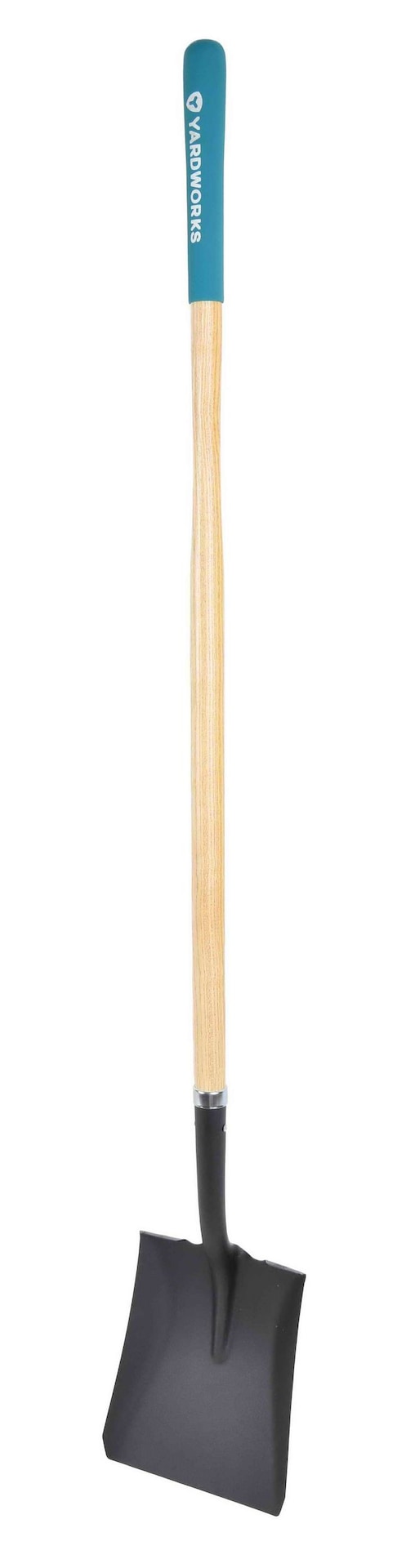 Steel Square-Point Long-Handle Spade Shovel, 60-in Wooden Shaft W1X1