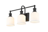 Bryant 3-Light Vanity Light, Black with Opal Shade Q8F6 - product image 4