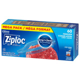 Large Plastic Freezer Bags Mega Pack, 760-mL, 60-pk W9W9 - product image 1