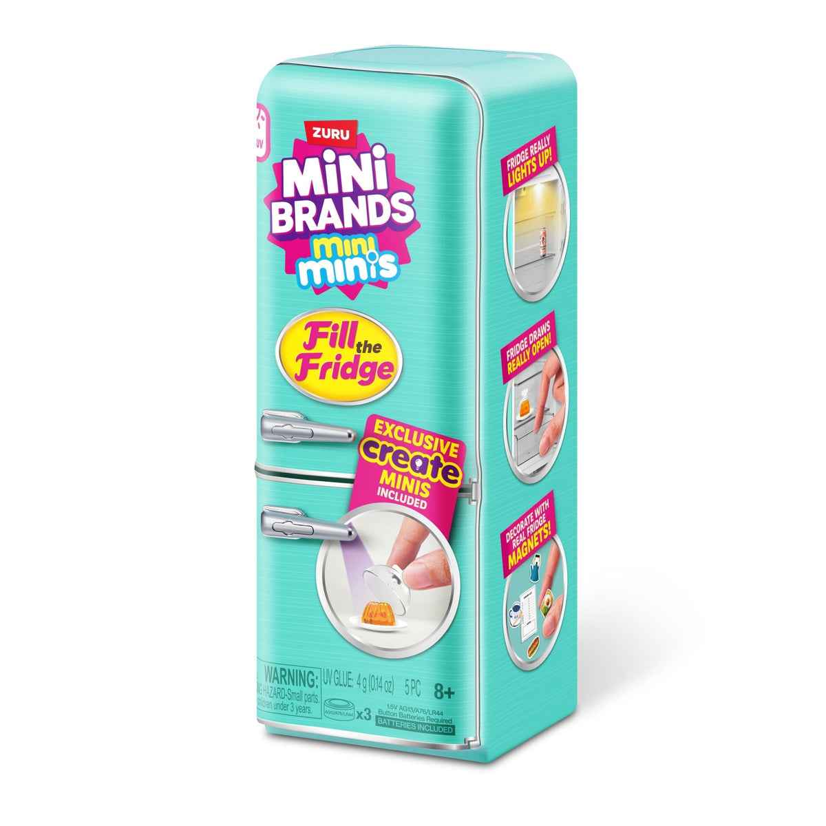 Mini Brands Fill The Fridge Surprise Playset Capsule for Ages 8+, Assorted Figures V3Z4 - product image 2